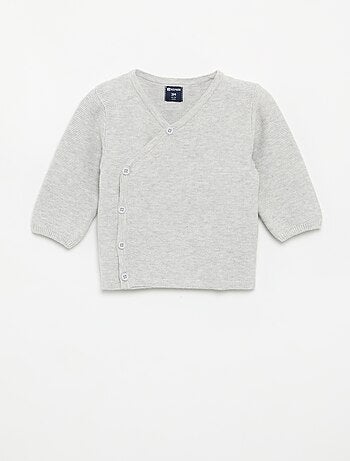 Maglione a maglia punto legaccio
