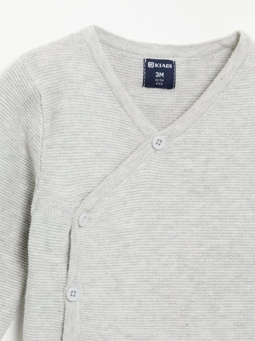 Maglione a maglia punto legaccio - Kiabi