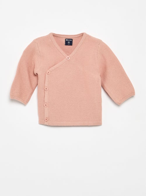 Maglione a maglia punto legaccio - Kiabi