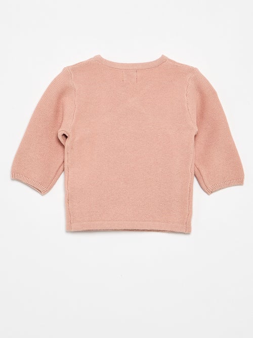Maglione a maglia punto legaccio - Kiabi