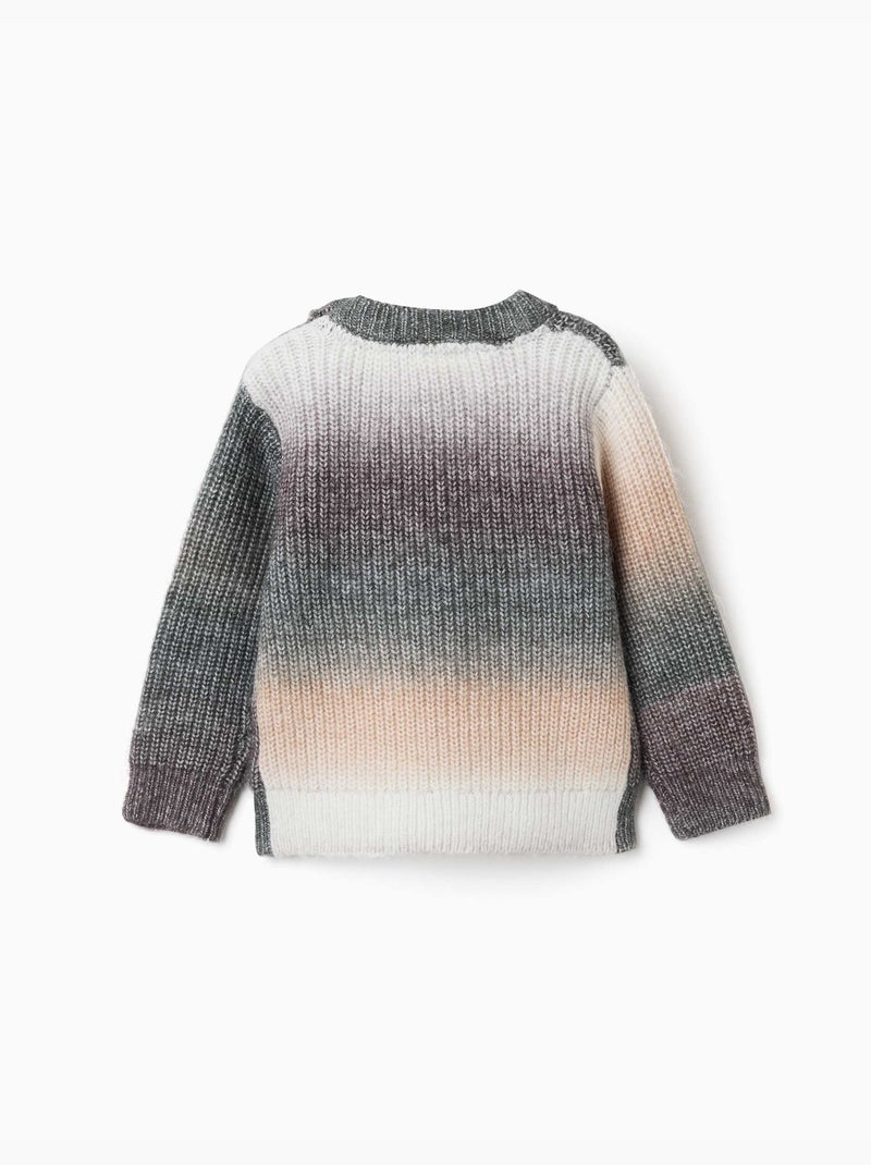 Maglione a maglia spessa con effetto sfumato Verde scuro - Kiabi