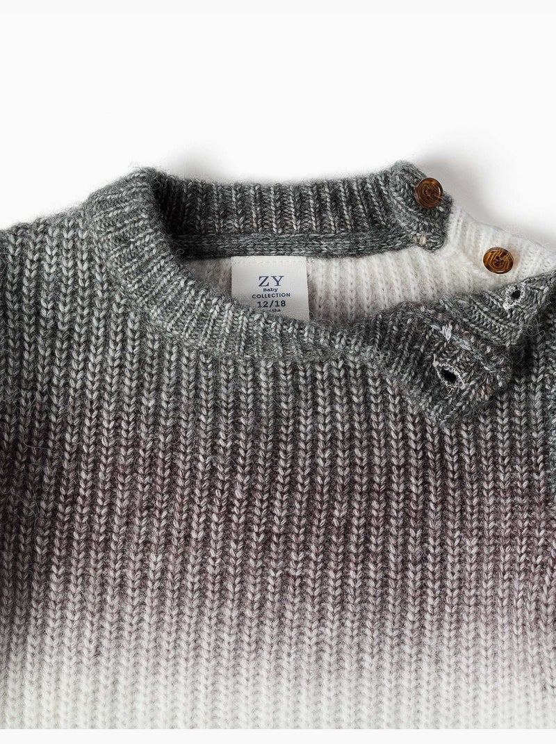 Maglione a maglia spessa con effetto sfumato Verde scuro - Kiabi