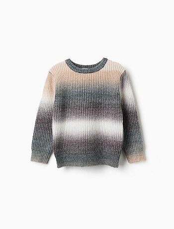 Maglione a maglia spessa con effetto sfumato