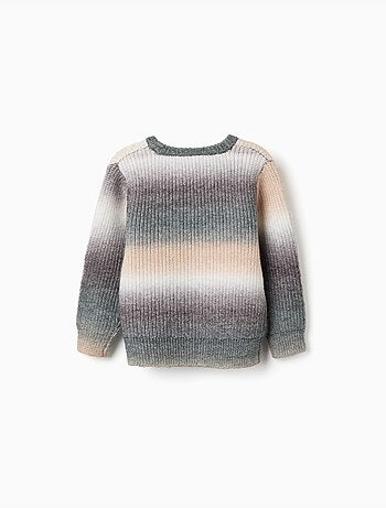 Maglione a maglia spessa con effetto sfumato