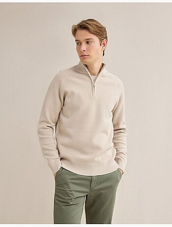 Maglione a maglia waffle, MO Fashion