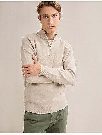 Maglione a maglia waffle, MO Fashion