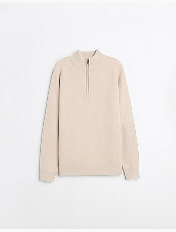 Maglione a maglia waffle, MO Fashion