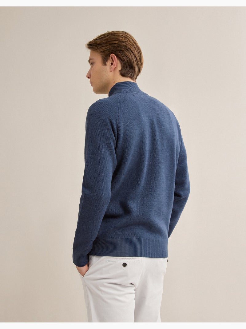 Maglione a maglia waffle, MO Fashion Blu - Kiabi