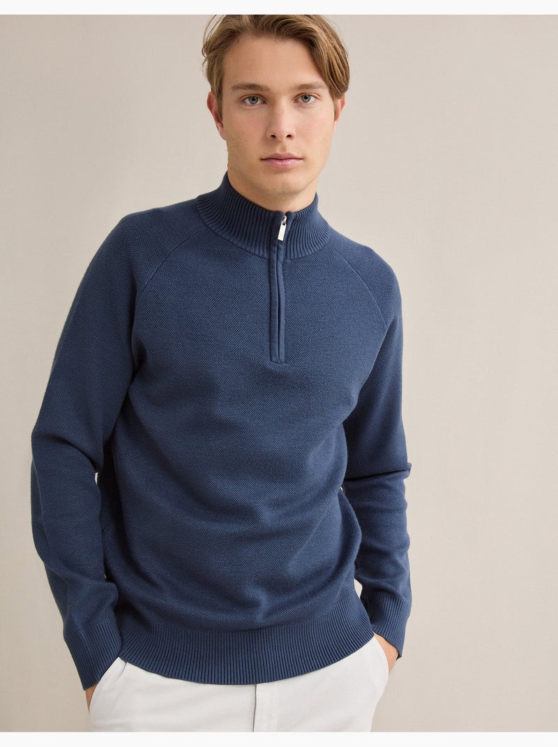 Maglione a maglia waffle, MO Fashion Blu - Kiabi