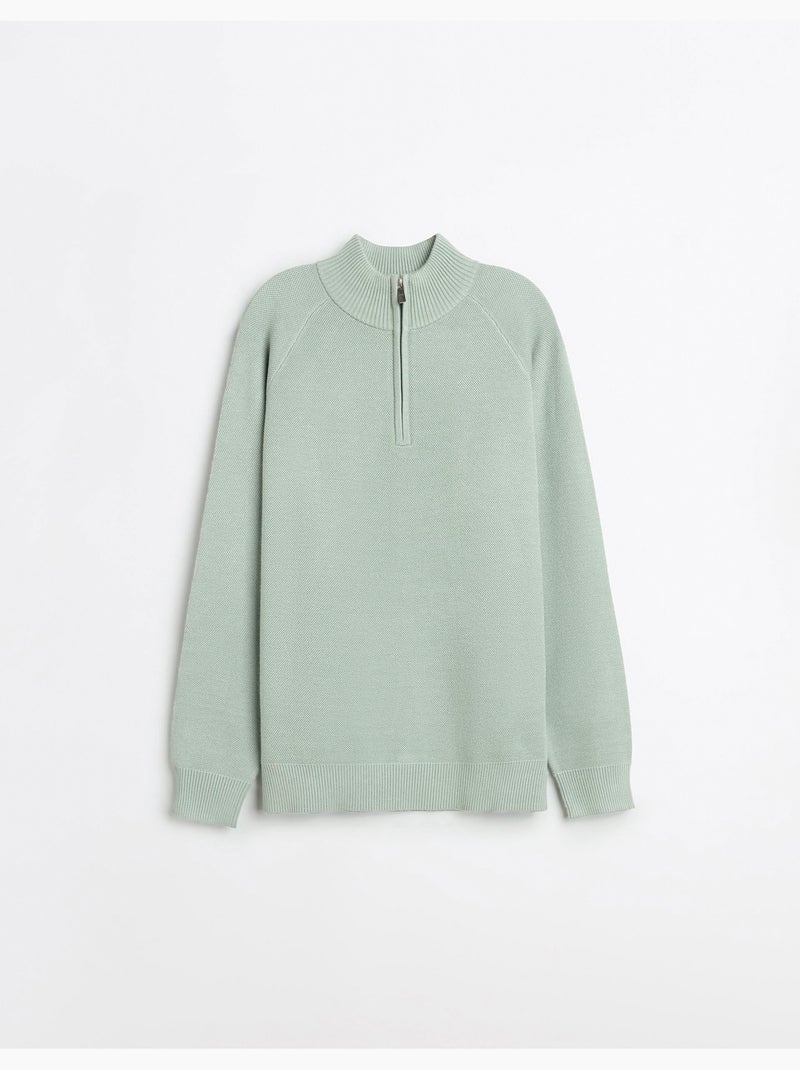 Maglione a maglia waffle, MO Fashion Verde - Kiabi