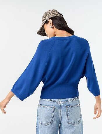 Maglione a maniche corte 3/4