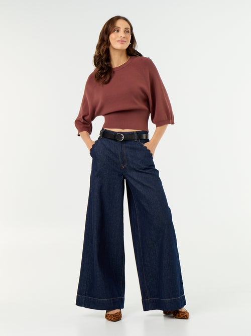 Maglione a maniche corte 3/4 - Kiabi Maglione a maniche corte 3/4 - Kiabi