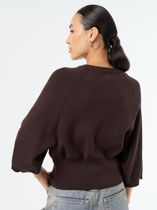 Maglione a maniche corte a 3/4 - Kiabi