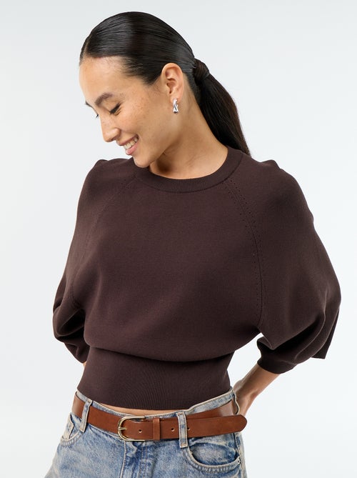 Maglione a maniche corte a 3/4 - Kiabi