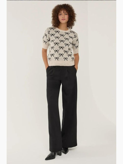 Maglione a maniche corte con motivo a fiocco hiccup - Kiabi