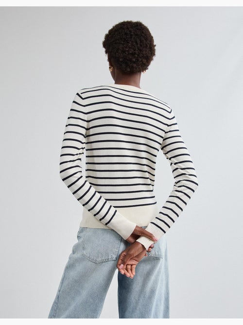 Maglione a maniche lunghe a righe, mo fashion - Kiabi