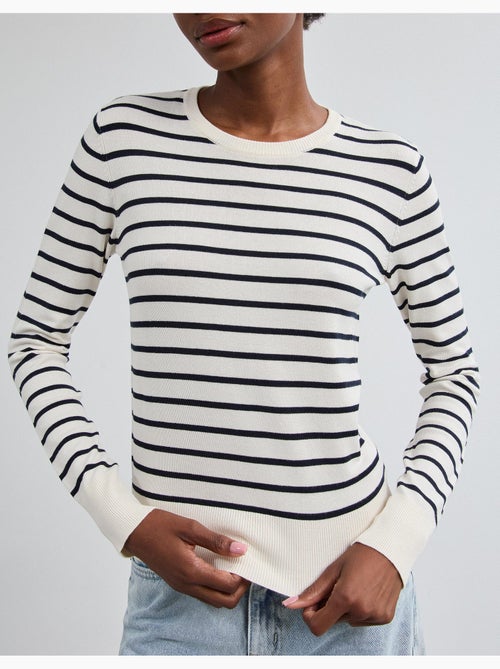Maglione a maniche lunghe a righe, mo fashion - Kiabi