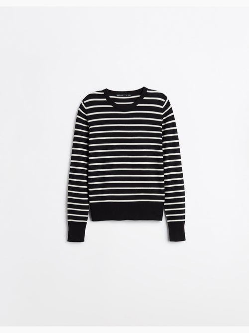 Maglione a maniche lunghe a righe, mo fashion - Kiabi
