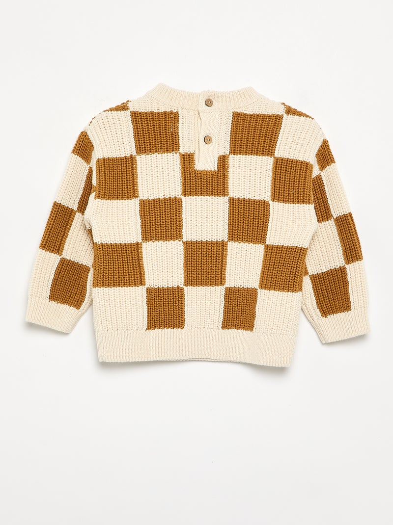 Maglione a maniche lunghe Beige - Kiabi
