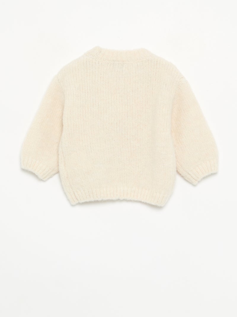 Maglione a maniche lunghe Beige - Kiabi