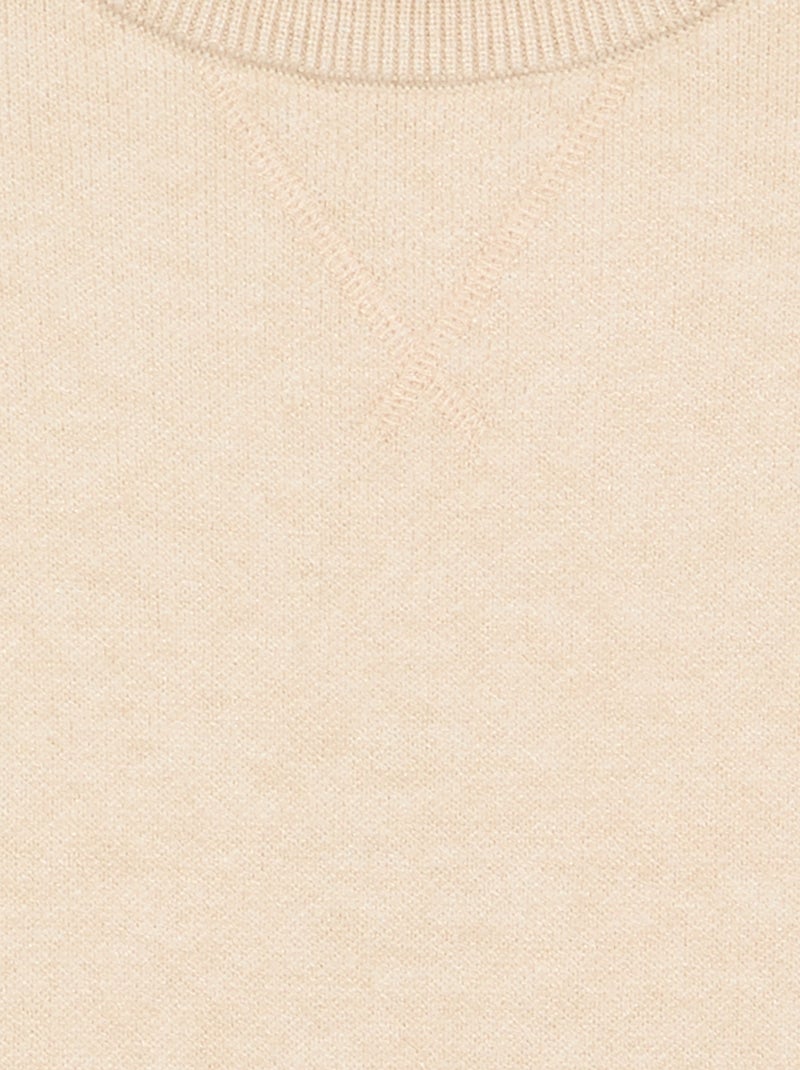 Maglione a maniche lunghe Beige - Kiabi