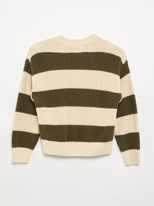 Maglione a maniche lunghe e a righe - Kiabi