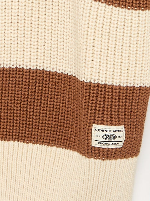 Maglione a maniche lunghe e a righe - Kiabi