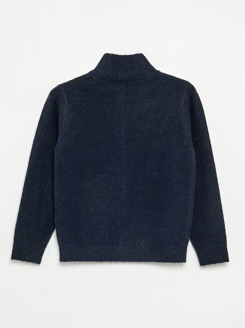 Maglione a maniche lunghe e collo alto Blu - Kiabi