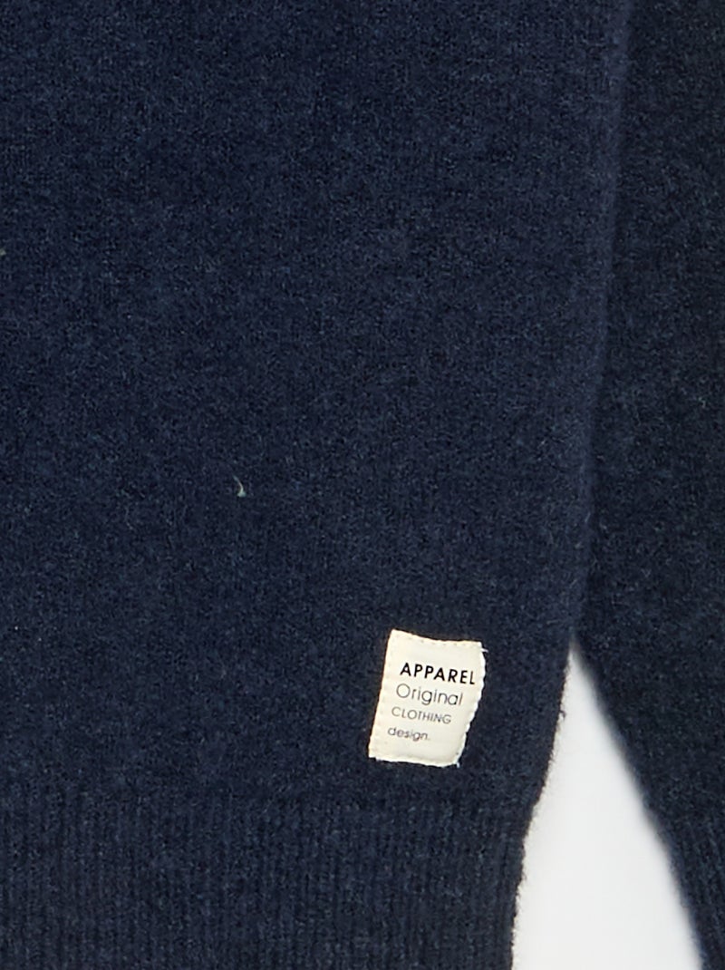 Maglione a maniche lunghe e collo alto Blu - Kiabi