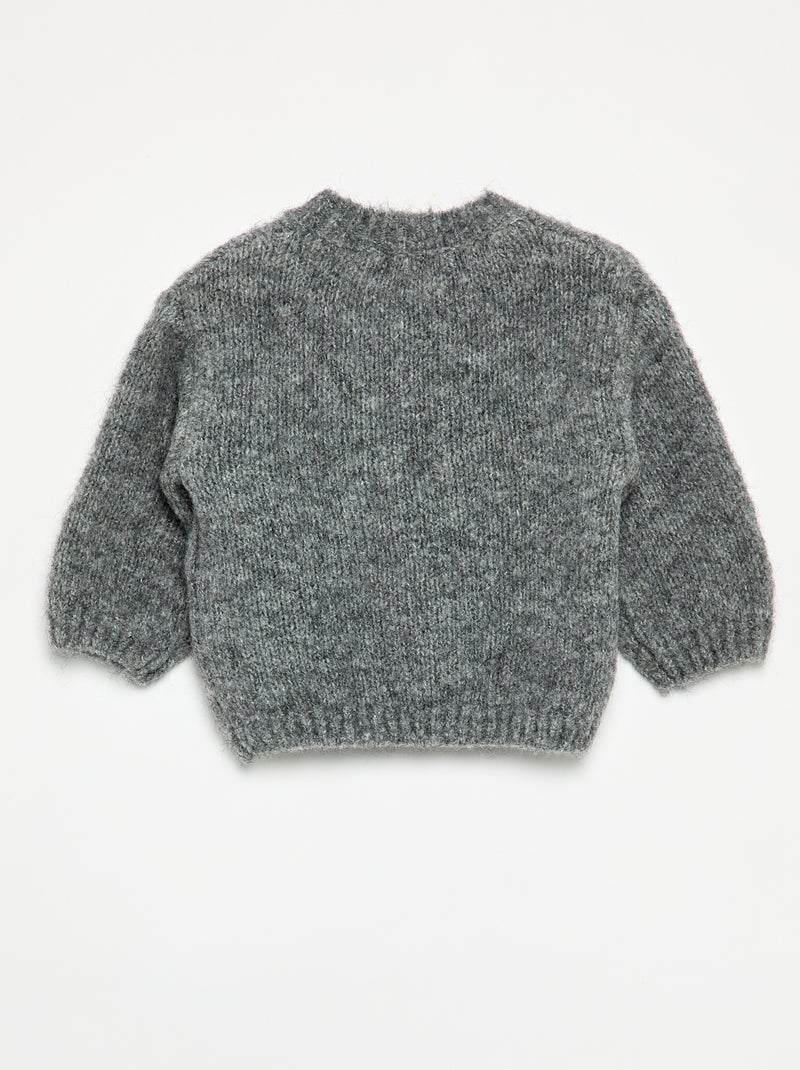 Maglione a maniche lunghe Grigio - Kiabi