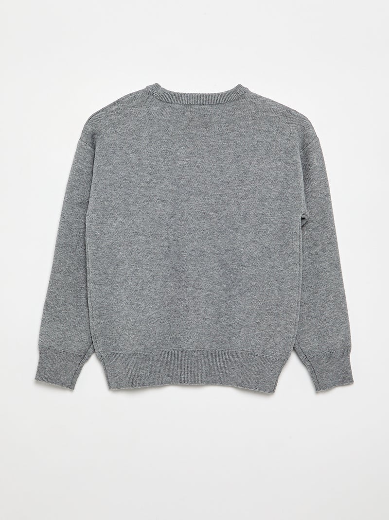 Maglione a maniche lunghe Grigio - Kiabi
