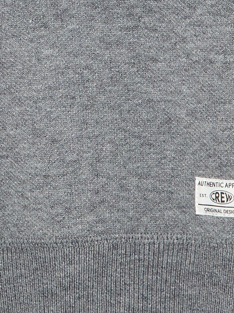 Maglione a maniche lunghe Grigio - Kiabi
