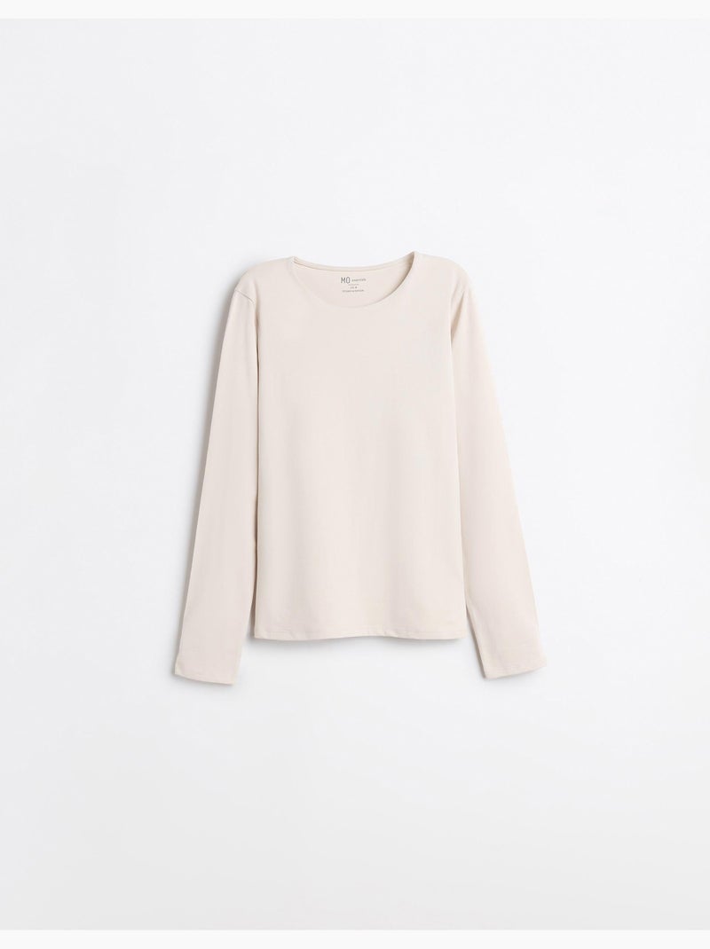 Maglione a maniche lunghe, mo fashion Beige - Kiabi