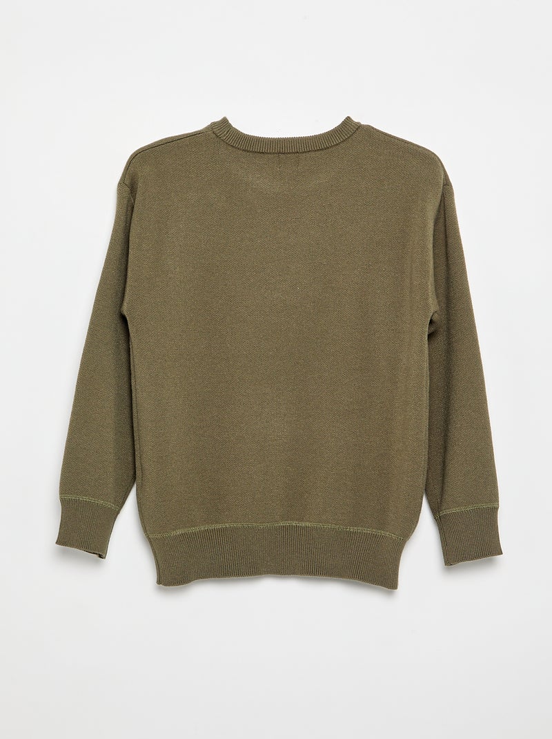 Maglione a maniche lunghe Verde - Kiabi