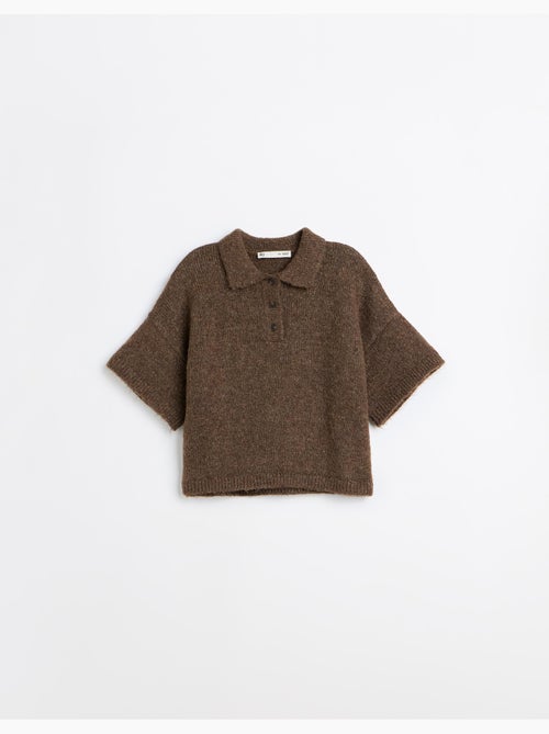Maglione a polo con collo, mo fashion - Kiabi Maglione a polo con collo, mo fashion - Kiabi