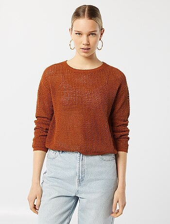 Maglione a rete