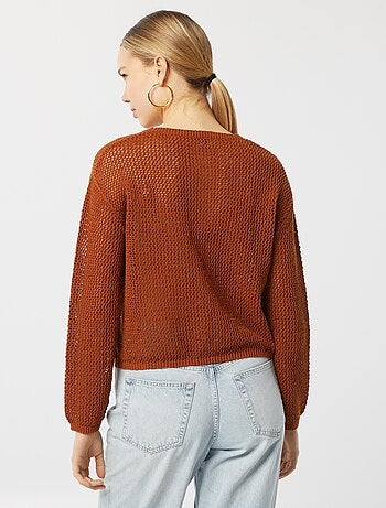 Maglione a rete