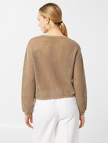 Maglione a rete