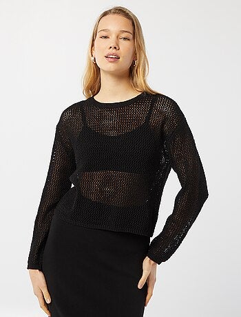 Maglione a rete