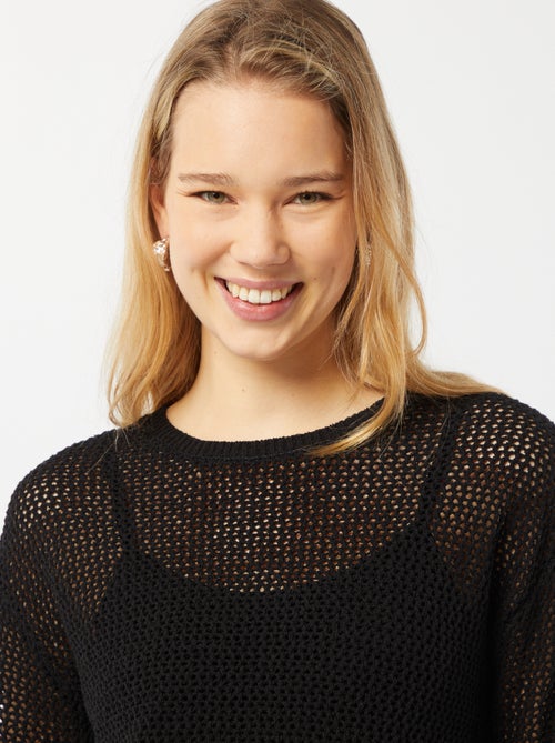 Maglione a rete - Kiabi