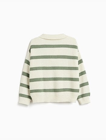 Maglione a righe a maglia, MO Fashion