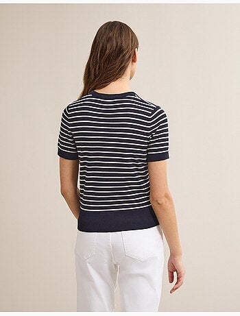 Maglione a righe a maglia, MO Fashion