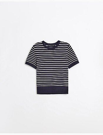 Maglione a righe a maglia, MO Fashion