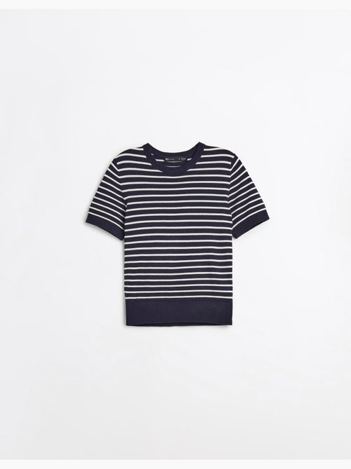 Maglione a righe a maglia, MO Fashion - Kiabi Maglione a righe a maglia, MO Fashion - Kiabi