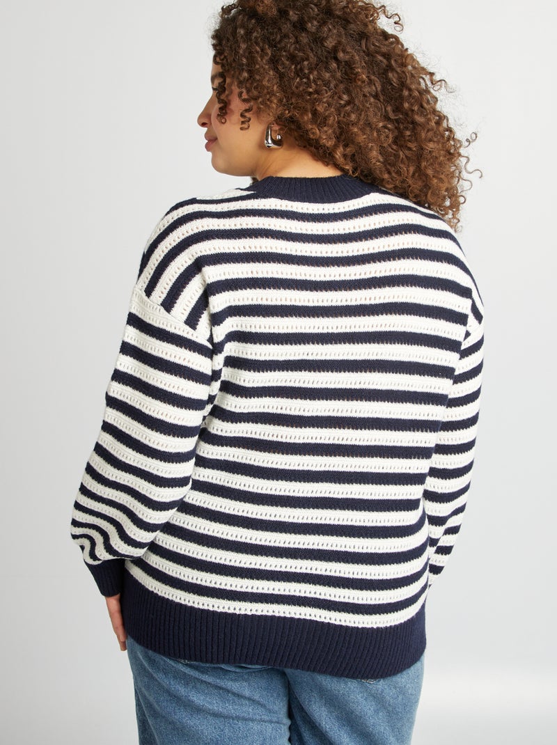 Maglione a righe BLU - Kiabi