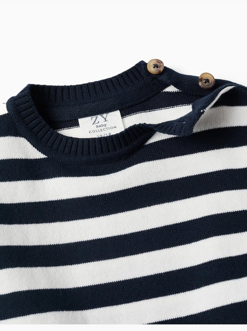 Maglione a righe Blu scuro - Kiabi