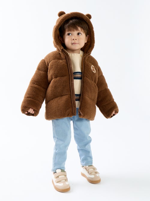 Maglione a righe con abbottonatura sulla spalla - Kiabi