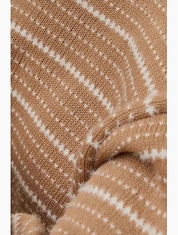Maglione a righe con girocollo hiccup