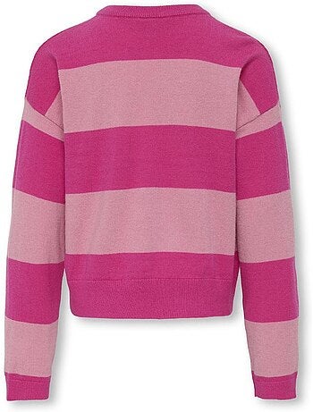 Maglione a Righe da Bambina Kids ONLY Girocollo