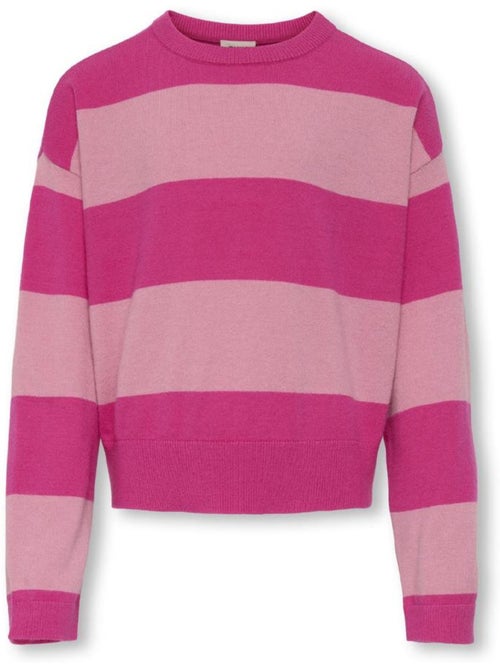 Maglione a Righe da Bambina Kids ONLY Girocollo - Kiabi Maglione a Righe da Bambina Kids ONLY Girocollo - Kiabi